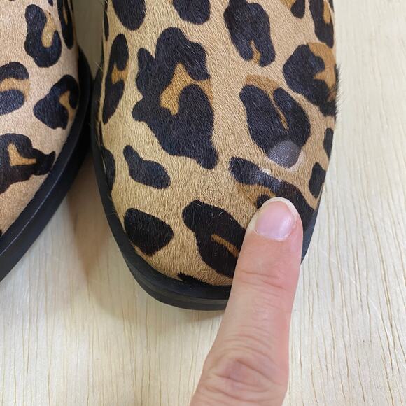 Cole Haan Womens Kimberly Water Resistant Leopard Heel Ankle Bootie Shoes 7.5B - Picture 2 of 15